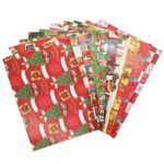 Decorative Christmas Wrapping Paper (10 Sheets)