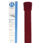Palm Springs Homes Shower Tension Rod (Burgundy)