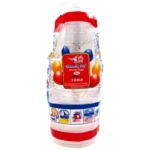 Humming Bird Disposable Plastic Cups, Clear 12oz (25 Cups)