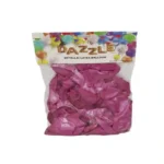 Dazzle, Metallic Latex Balloon, Fushia 12″ (50 Piece)