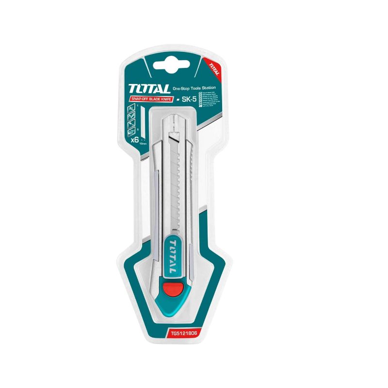 6925582186093 Total, Snap-off Blade Knife, 178mm - Image 1