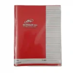 Scholar Pro, Exercise Book with Clear Cover, Red & Blue Line, 9/16"