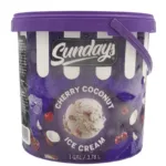 Sundays, Ice Cream Cherry Coconut (1 Gallon)
