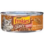 Purina, Friskies, Wet Cat Food, Extra Gravy Chunky, Chicken, 5.5oz