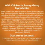 Purina, Friskies, Wet Cat Food, Extra Gravy Chunky, Chicken, 5.5oz - Image 2