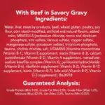 Purina, Friskies, Wet Cat Food, Extra Gravy Chunky, Beef, 5.5oz - Image 2