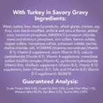 Purina, Friskies, Wet Cat Food, Extra Gravy Chunky, Turkey, 5.5oz - Image 2
