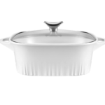 Corningware ,Cast Aluminum Lightweight Roaster, French White (3.2Quart)