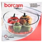 Pasabahce, Borcam, Round Casserole Dish with Lid, Borosilicate Glass (2 Piece)