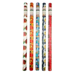 Wrapping Paper, Single Roll, Christmas, Assorted, 35ft