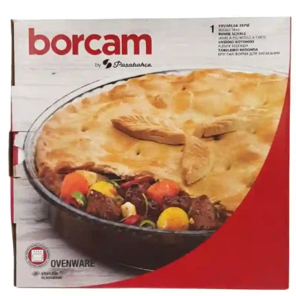 Borcam, Glass Baking Tray, Round #59044A