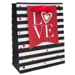 Gift Bag, Hearts & Love Assorted Design (XS) - Image 2