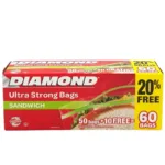 Diamond, Reusable Bags, Sandwich (60 Bags)