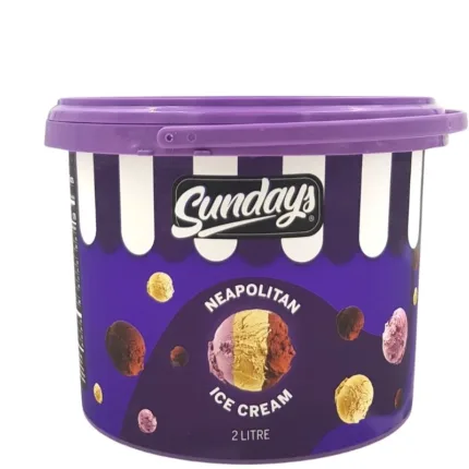 Sundays, Neapolitan, Ice Cream (2 Liter)
