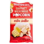 Toppers, Microwave Popcorn, Extra Butter, 100g