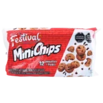 Festival, Minichips Cookies, Chocolate Chip, 420g (12 Pack)