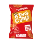Toppers, Corn Puffs, King Curls, Cheese, 35g