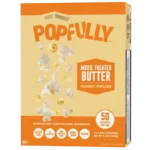 Popfully, Microwave Popcorn, Movie Theater Butter, 240g (3 Pack)