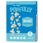 Popfully, Microwave Popcorn, Sea Salt, 240g (3 Pack)