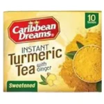 Caribbean Dreams, Instant Turmeric Tea With Ginger, Sweetened (180g) 10 Bags