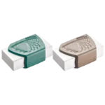 Maped, Ergonomic Erasers, Smiling Planet, Brown/Turquoise (2 Pack) - Image 2