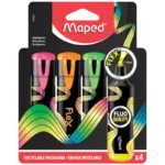 Maped, Flex Highlighters, 1-5mm (4 Pack)
