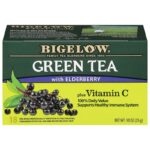 Bigelow, Green Tea, Elderberry & Vitamin C, 25g (18 Tea Bags)