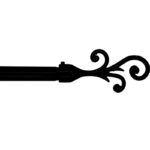 Curtain Rod #722-452689 (121-213cm)