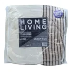 Home Living, Reversable Comforter Set Queen Size 1 Piece (86"x86") #724-1435995 - Image 4