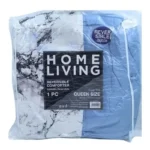 Home Living, Reversable Comforter Set Queen Size 1 Piece (86"x86") #724-1435995 - Image 6