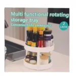 Multi-Functional, Rotating Storage (2 Tier Tray)