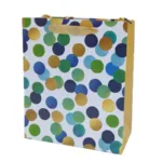 Geometric, Blue Gift Bag Medium - Image 3