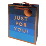 Blue and Bronze Gift Bag Medium - Image 2