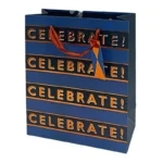Blue and Bronze Gift Bag Medium - Image 3