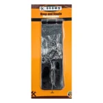 Brown Hasp & Staple Black 5" | Model: Brna052