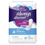 Always, Discreet Size 4 (20 Pads)