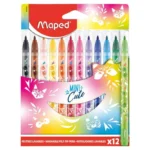 Maped, Wash Felt Tip Pens (12 Pieces)