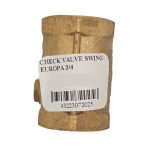 Check, Valve Swing Europa 3/4" | Model: Eur0006