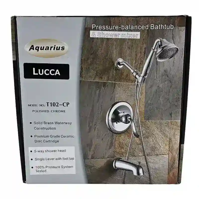 6931288102381 Aquarius Lucca Shower Mixer | Model: Aqua112 - Image 1