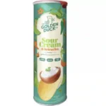 Golden Duck Sour Cream & Sour Chips (125g)