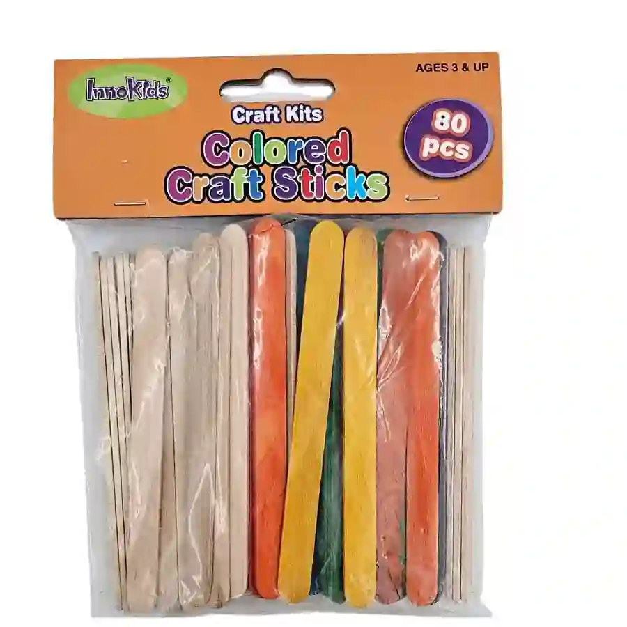 9556341607039 Innokids, Craft Sticks Colored - Image 1