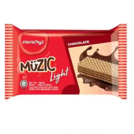 Munchy's Muzic, Light Choco Wafer (3.52oz)