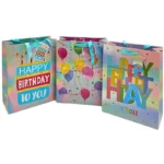 Iridescent Bday Gift Bag Large - Image 2