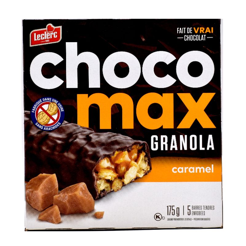 06404249223 Leclerc, Choco Max Granola Caramel (175g) - Image 1
