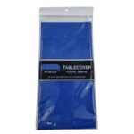 Plastic Table Cover Blue (54"x 108")