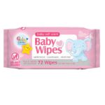 Baby Wipes (72 Piece) Pink