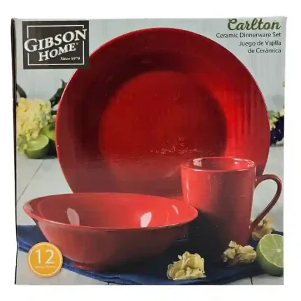 Gibson Dinnerware Set (12pcs) Carlton