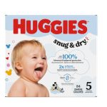 Huggies, Snug & Dry Size 5 (84 Pieces)